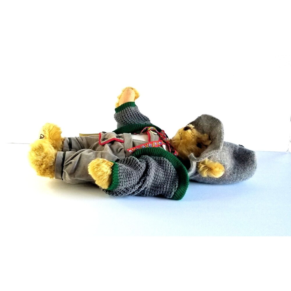 Vtg HERMANN Oktoberfest Mohair Teddy Bear Limited Edition Collectible 1994 - Picture 7 of 15